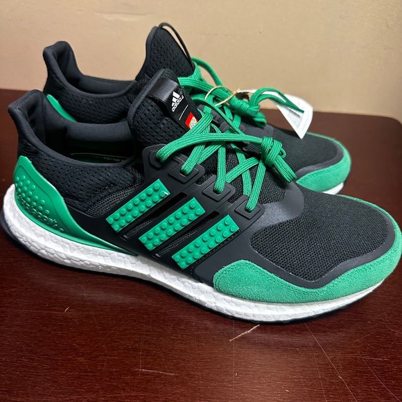 Adidas Mens Black Green Ultraboost DNA X LE H67954 Running Shoes Size US 9